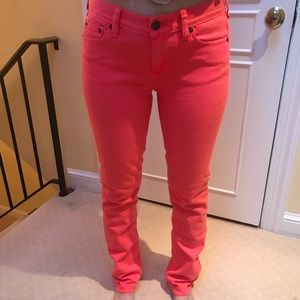 JCREW Neon Pink Matchstick Jean